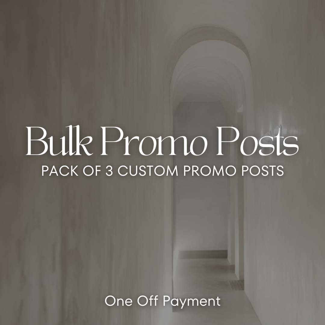 Pack of 3 Promo Posts