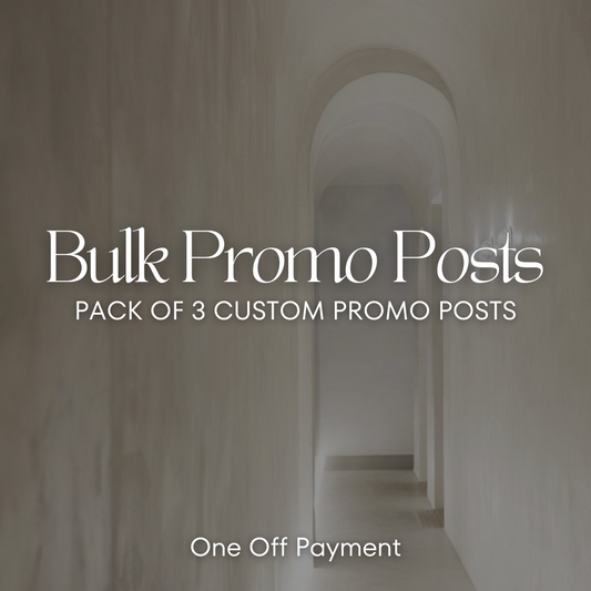 Pack of 3 Promo Posts