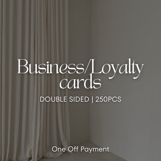 Business/Loyalty Cards