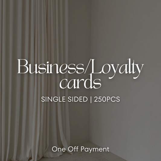 Business/Loyalty Cards