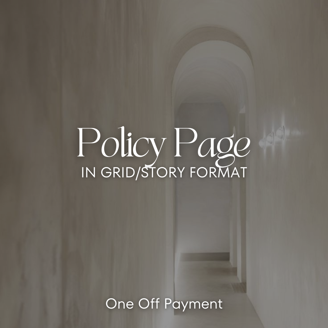 Policy Page Add On