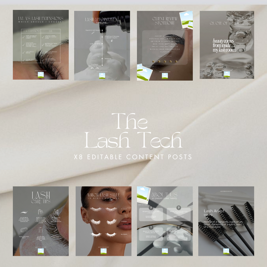 The Lash Tech Content Pack