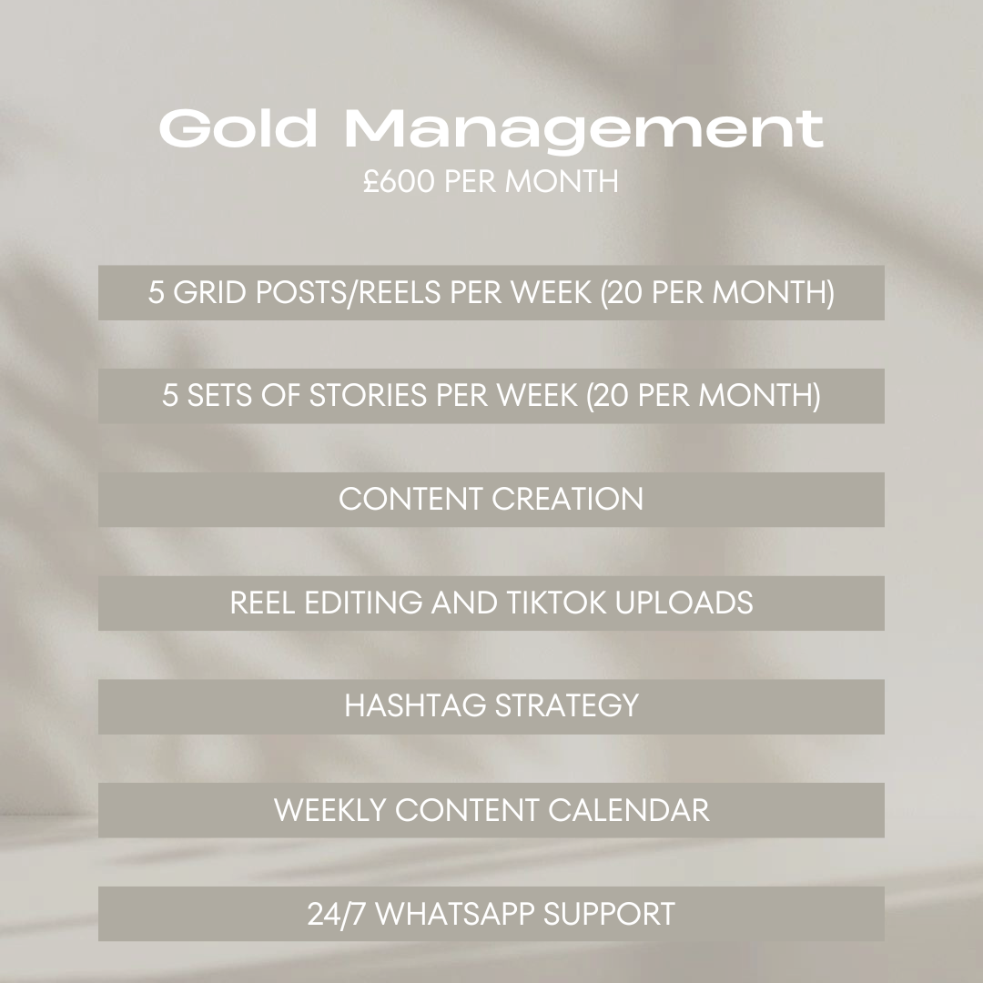 Gold Social Media Management